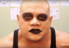 Jamie Wilson transforms to Uncle Fester for Halloween