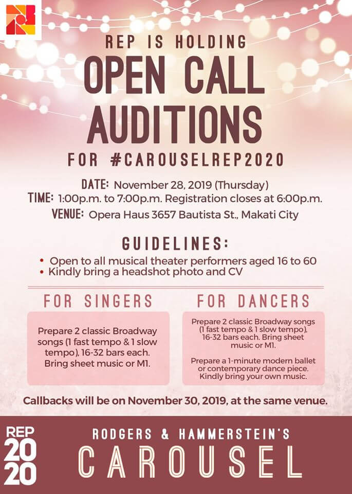 Open Auditions for Carousel
