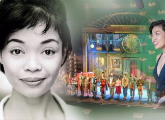 Pinay Amélie in the UK tour of the Musical