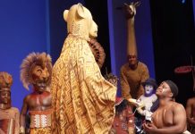 Onstage proposal at Lion King