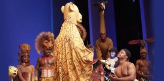Onstage proposal at Lion King