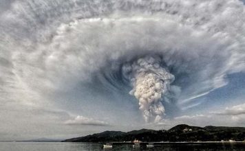ashfall, volcanoes and mountains Taal