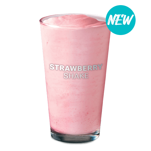 McDo Shake is available in Strawberry flavor