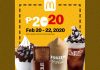 P20 treats in McDo App