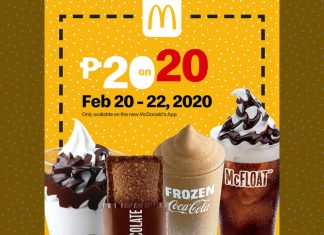 P20 treats in McDo App