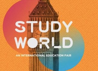 Study World UK was moved to March