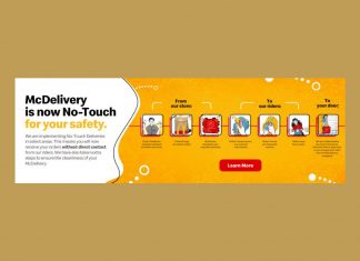 McDonald's implements No-Touch McDelivery