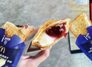 Blueberry Cream Cheese Pie, McDonald’s new temptation Blueberry Cream Cheese Pie is sold in McDonald's Malaysi
