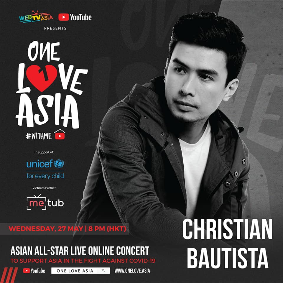 Christian Bautista performs in One Love Asia