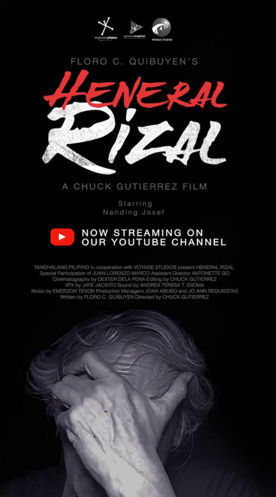 TP streams Heneral Rizal on YouTube