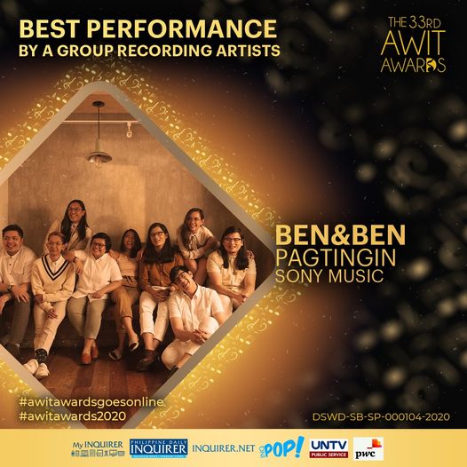 Awit Awards 2020 Ben&Ben