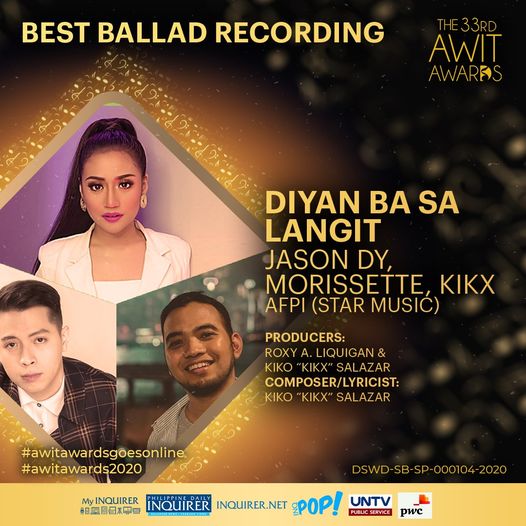 Awit Awards 2020 Best Ballad Recording