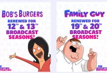 Emmy-winning Bob's Burgers and Family Guy renewed