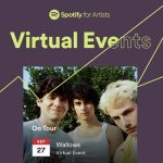 Spotify allows virtual event listings for artists