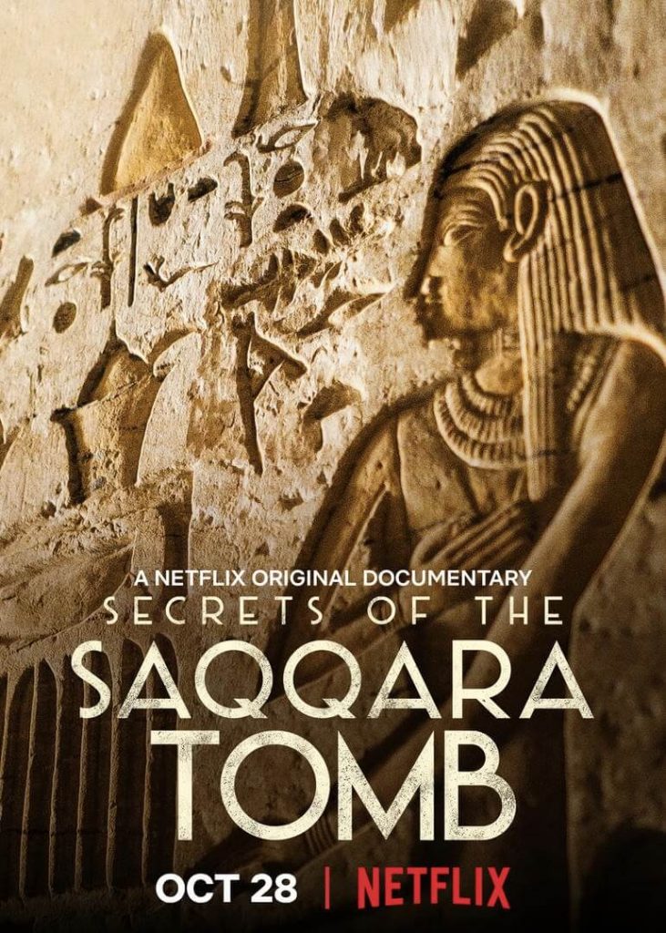 Secrets of the Saqqara Tomb streams on Oct 28