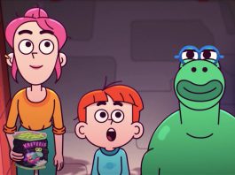 Elliot from Earth lands on Cartoon Network