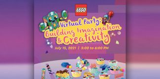 LEGO Virtual Party happens on July 15