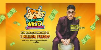 Talentadong Waley to give 1M pesos