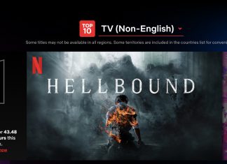 Hellbound tops Netflix
