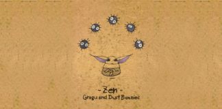 Zen - Grogu and Dust Bunnies