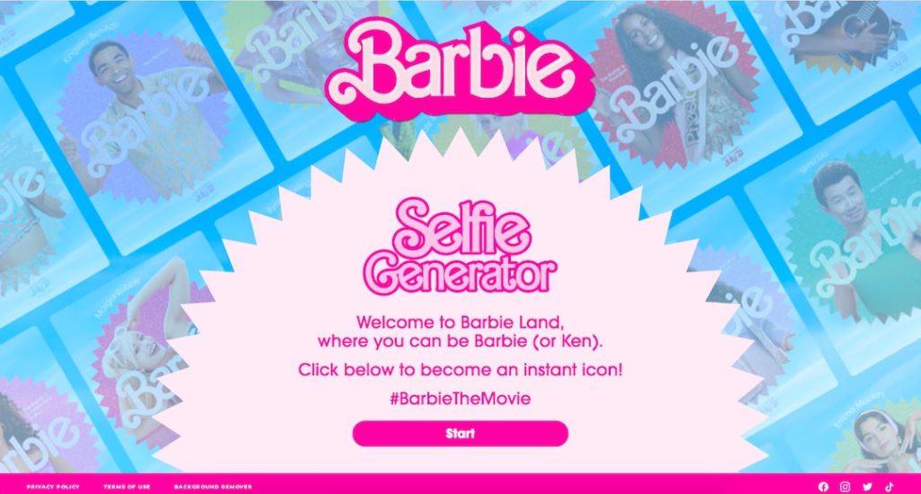 Barbie Selfie Generator