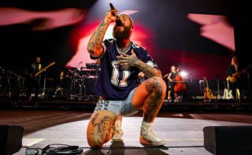 Post Malone Performs to a Sold Out Audience
