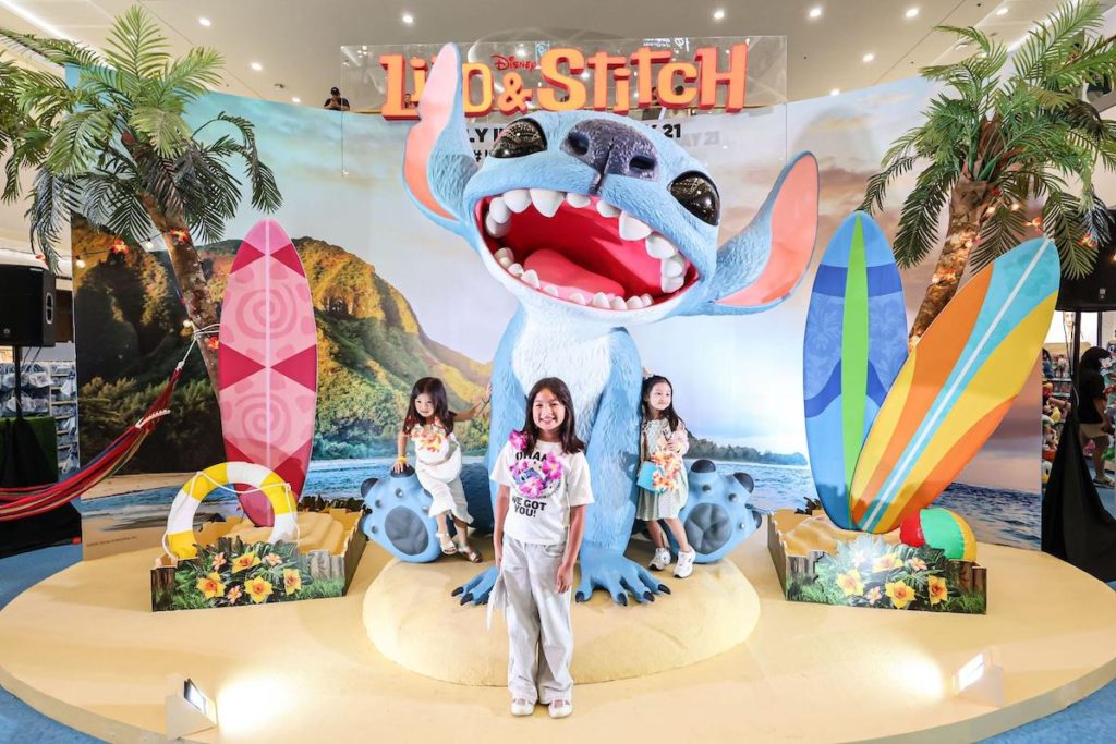 Go on a summer getaway with Stitch in the “Lilo & Stitch” mall set up in SM Mall of Asia, Central Atrium