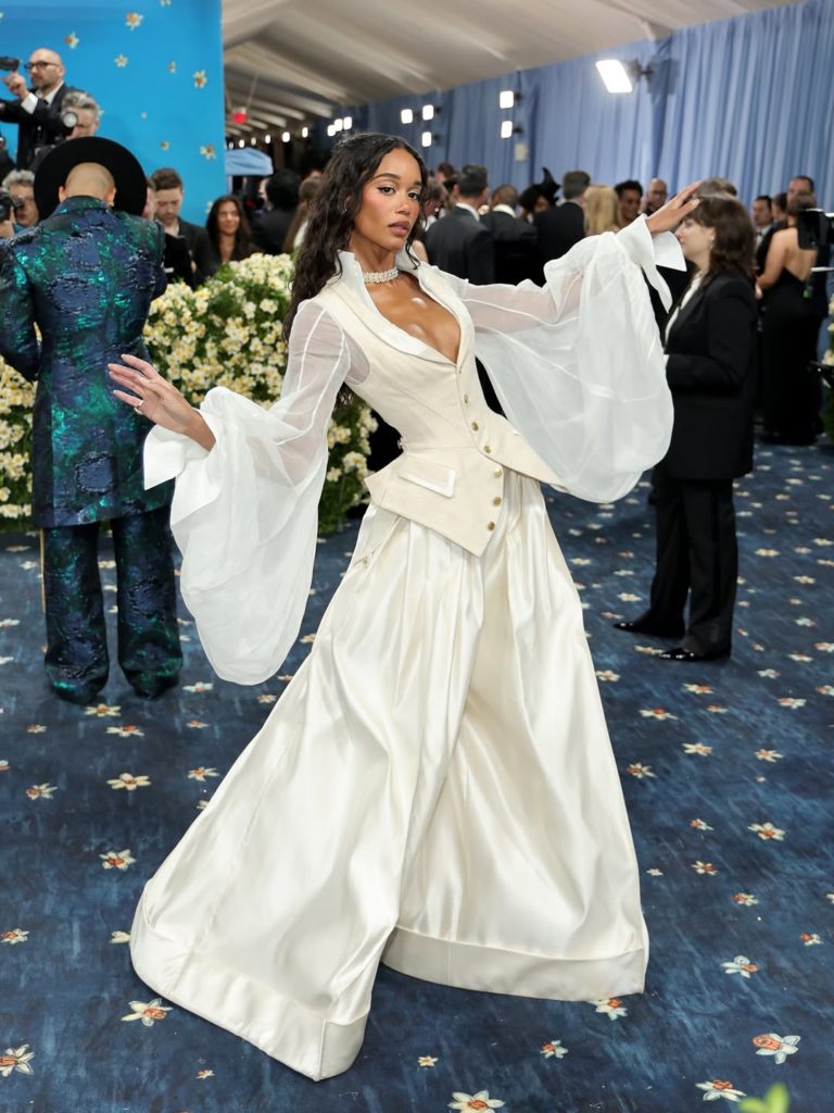 Zac Posen Unveils Custom Design for Laura Harrier at MET Gala