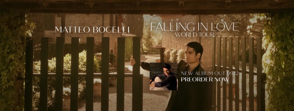 Falling in Love – New Album of Matteo Bocelli Drops Sept 12