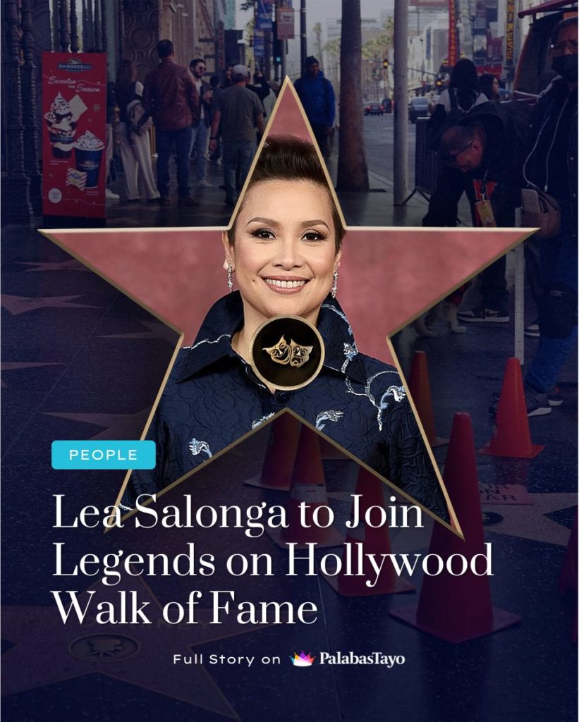 Lea Salonga to join legends on Hollywood Walk of Fame