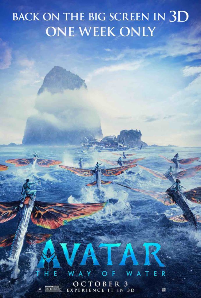 ‘Avatar: The Way of Water’ Returns to Theaters for One-Week Run