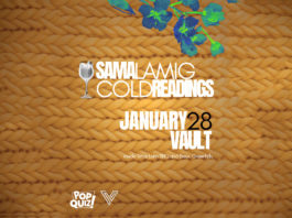 Samalamig Cold Readings Second Season Finale Set on Jan 28